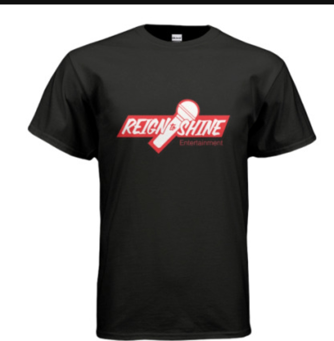Reign To Shine Unisex T-Shirt Black & Red
