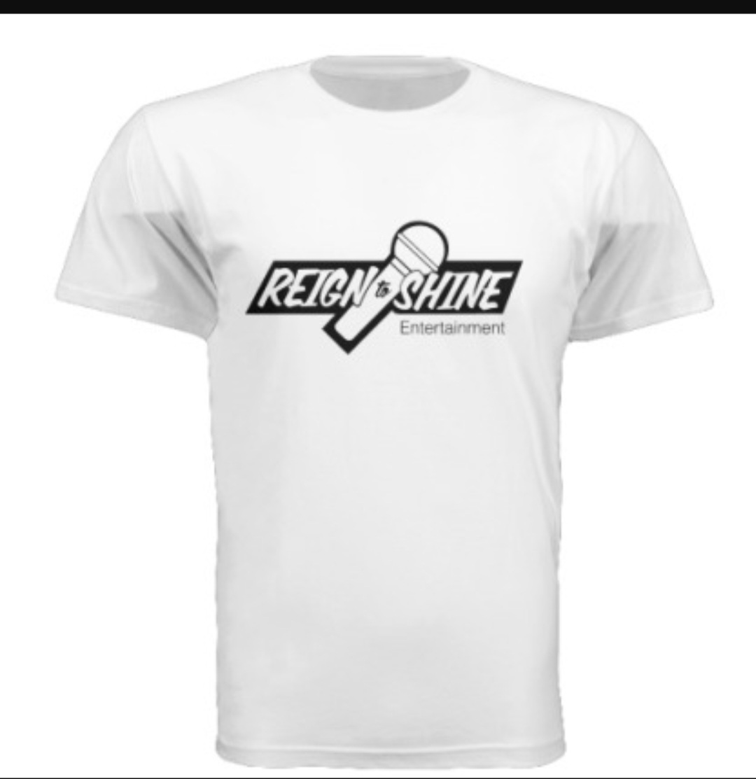 Reign To Shine Unisex T-Shirt White & Black