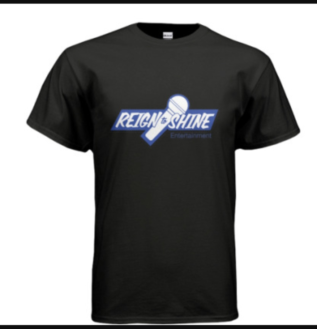 Reign To Shine Unisex T-Shirt Black & Blue